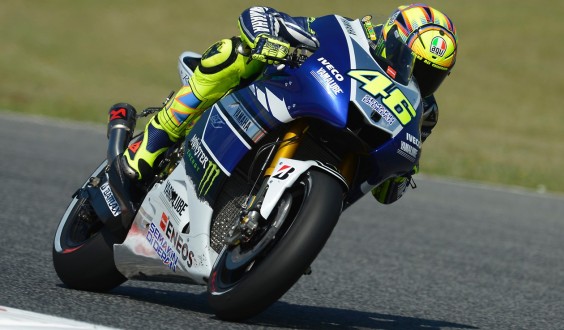 MotoGP : Chi si rivede ! Valentino Rossi il piu' veloce