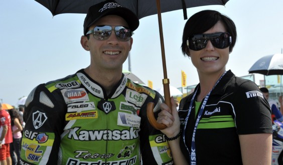 World Superbike: Staring e Morais con la Kawasaki "EVO" del team Grillini