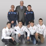 In piedi da sinistra: Cristiano Migliorati, Paolo Sesti, Virginio Ferrari In ginocchio da sinistra: Marco Faccani, Andrea Tucci, Andrea Locatelli, Matteo Ferrari