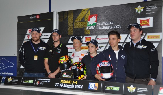 CIV Vallelunga; conferenza stampa Arai Helmet – Ber Racing Europe