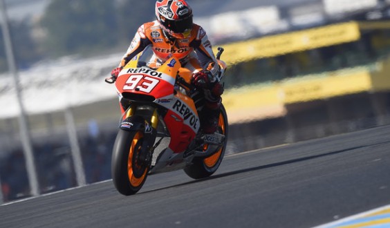 Le Mans, Warm up MotoGP: Marquez davanti a Iannone