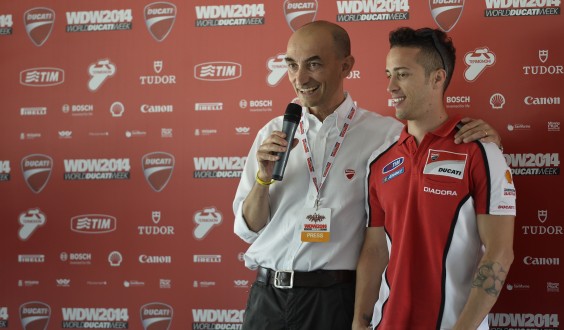 WDW 2014; Claudio Domenicali saluta i Ducatisti e conferma Dovizioso e la grande crescita Ducati