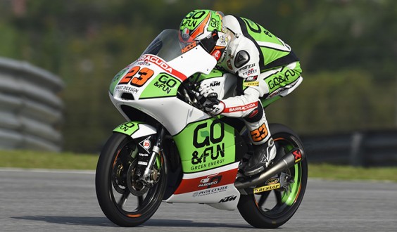 Moto3; Antonelli il piu' veloce nella prima giornata di Sepang