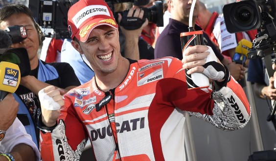 MotoGP; Dovizioso , "che soddisfazione la pole con la Ducati ! "