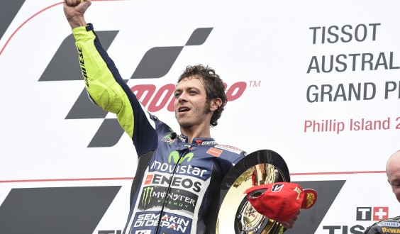MotoGP; a Phillip Island Valentino Rossi festeggia i suoi 250 GP con la Vittoria !